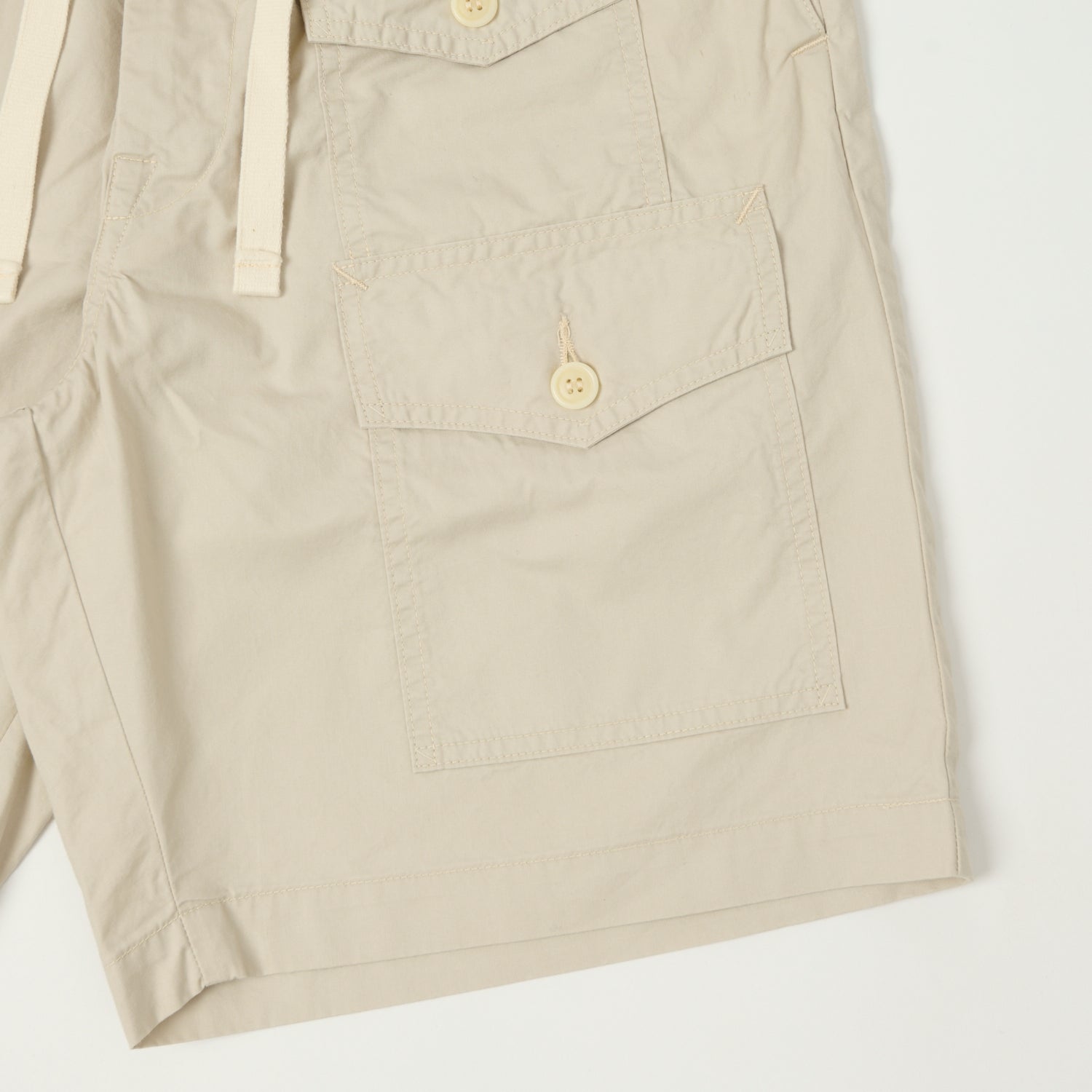 Post Overalls 'Town & Country' Poplin Shorts - Stone