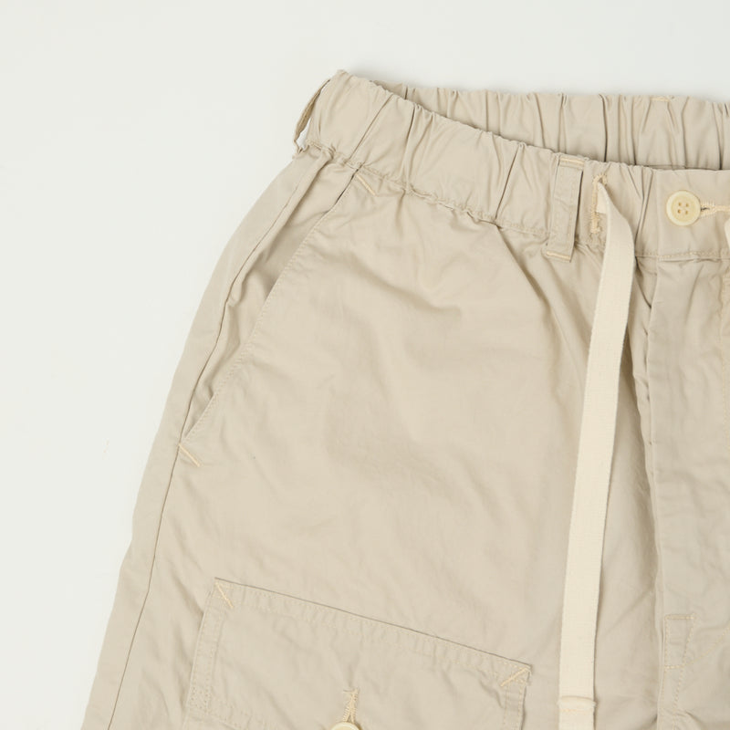 Post Overalls Town & Country Poplin Shorts - Stone