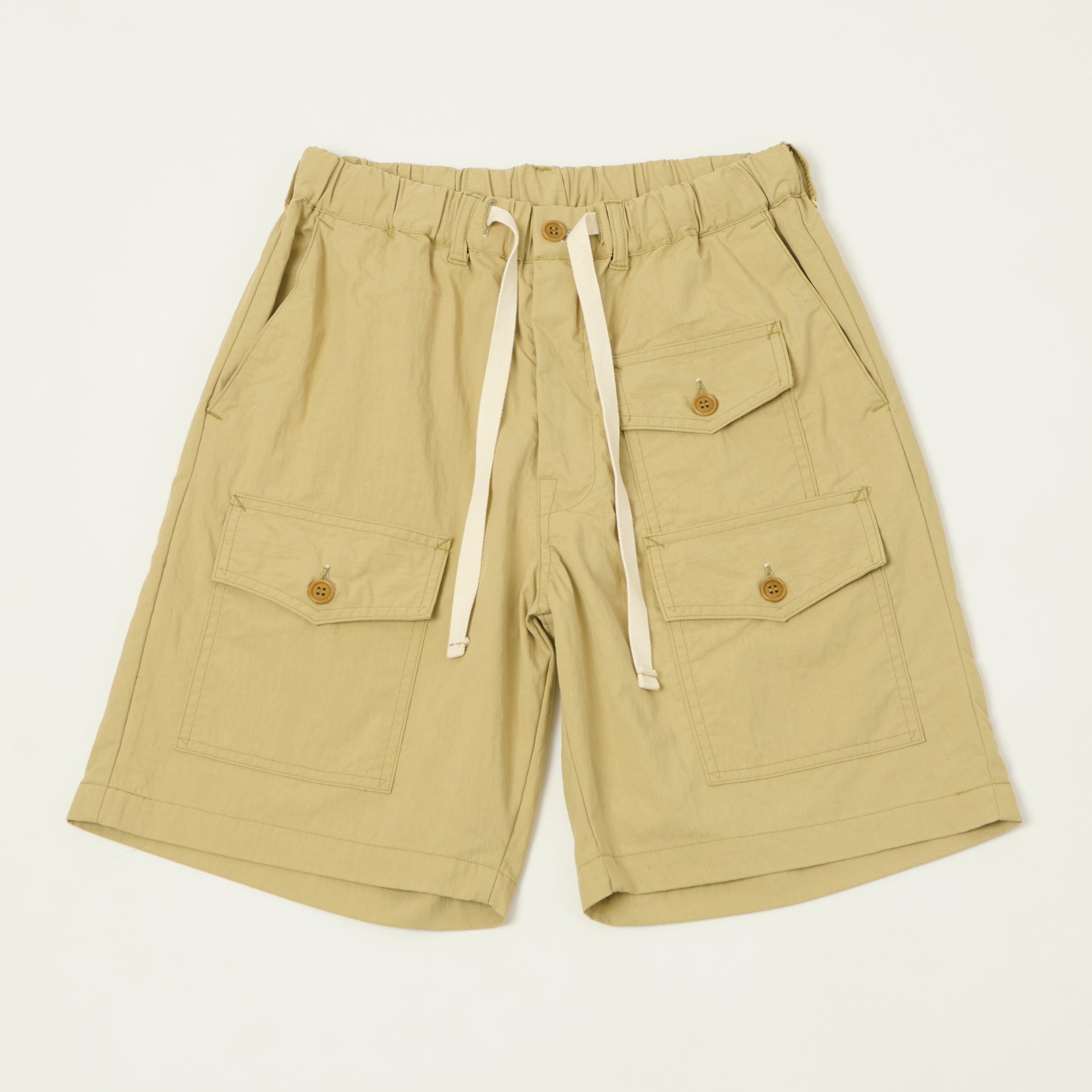 Nanamica Pleated Chino Shorts - Khaki – SON OF A STAG