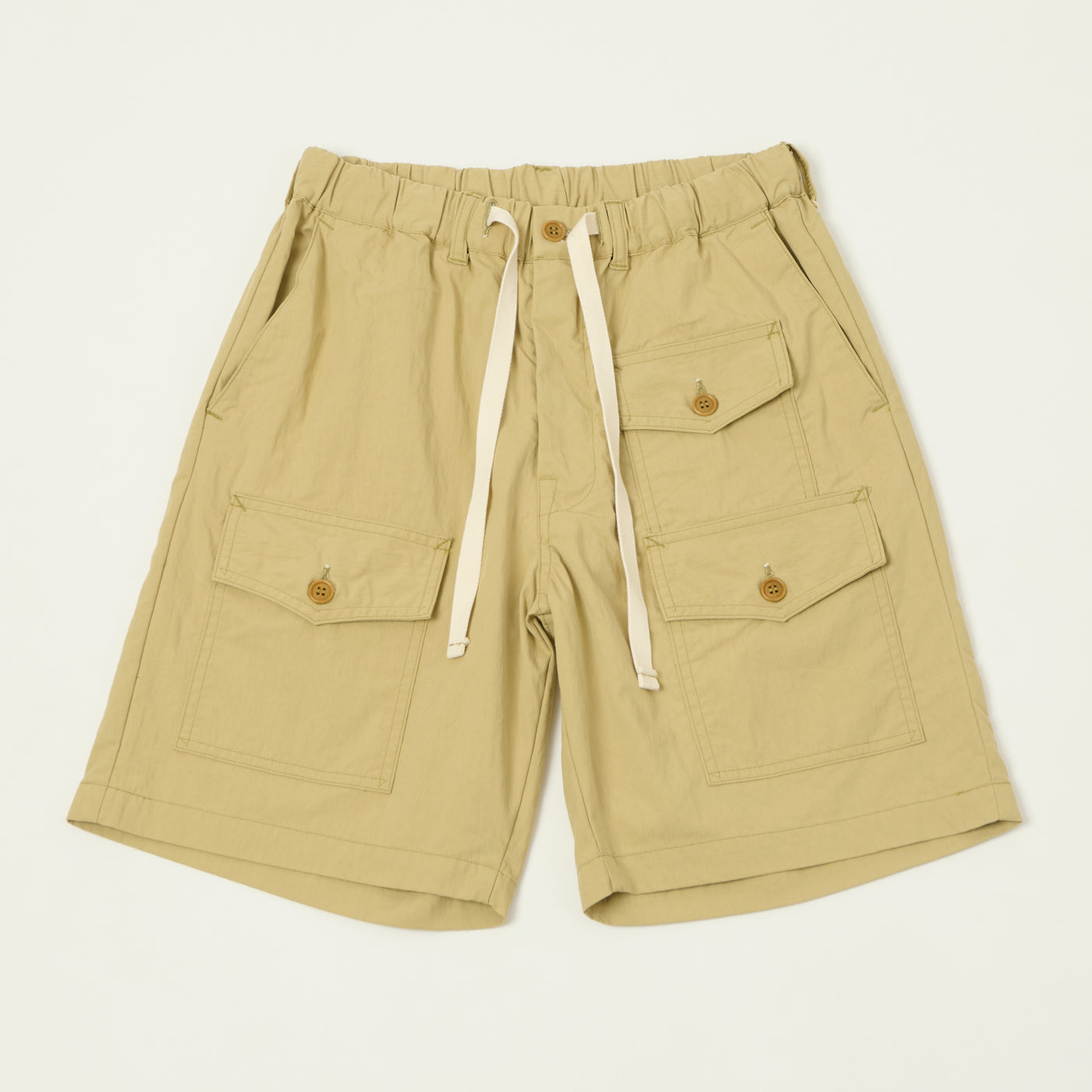 Post Overalls 'Town & Country' Twill Shorts - Sand
