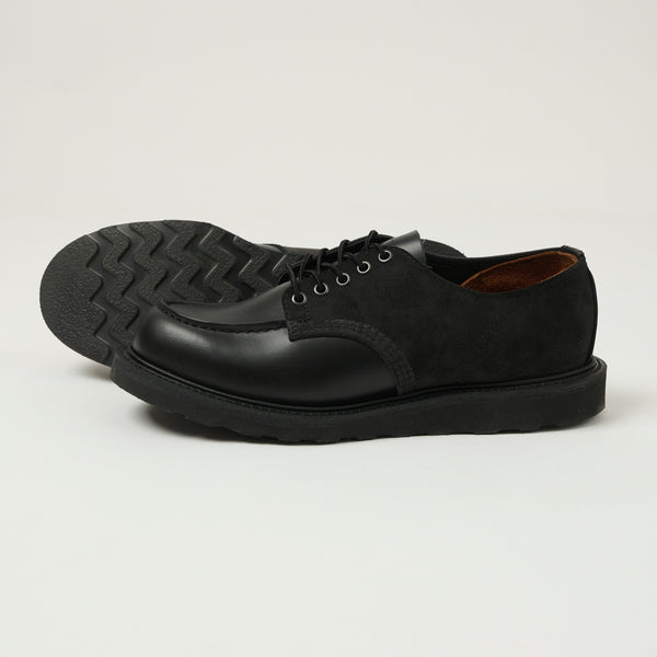 Red Wing x Engineered Garments 3110 Shop Moc Oxford Shoe - Triple Black