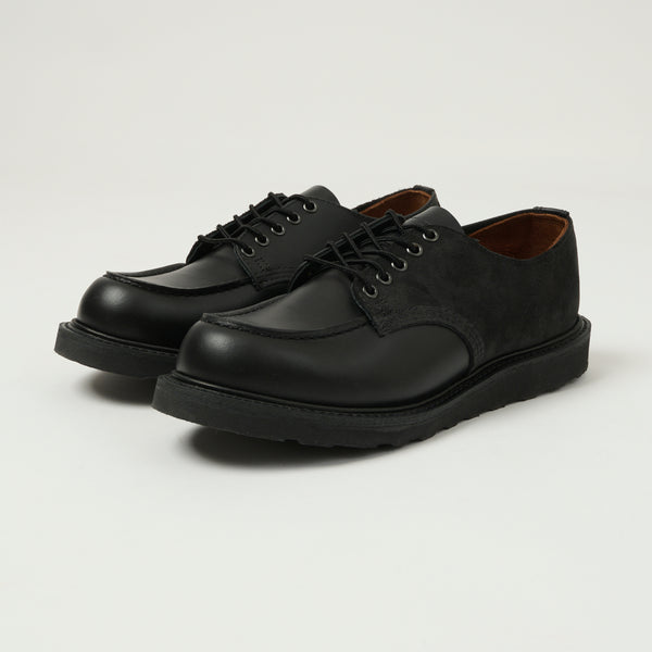 Red Wing x Engineered Garments 3110 Shop Moc Oxford Shoe - Triple Black