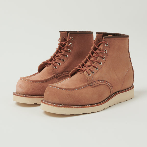 Red Wing 8208 6" Moc Toe Boots - Dusty Rose