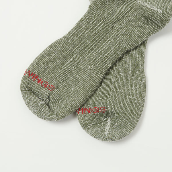 Red Wing Merino Wool Socks - Olive