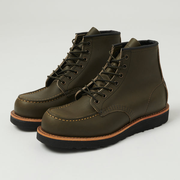 Red wing moc hot sale toe boots