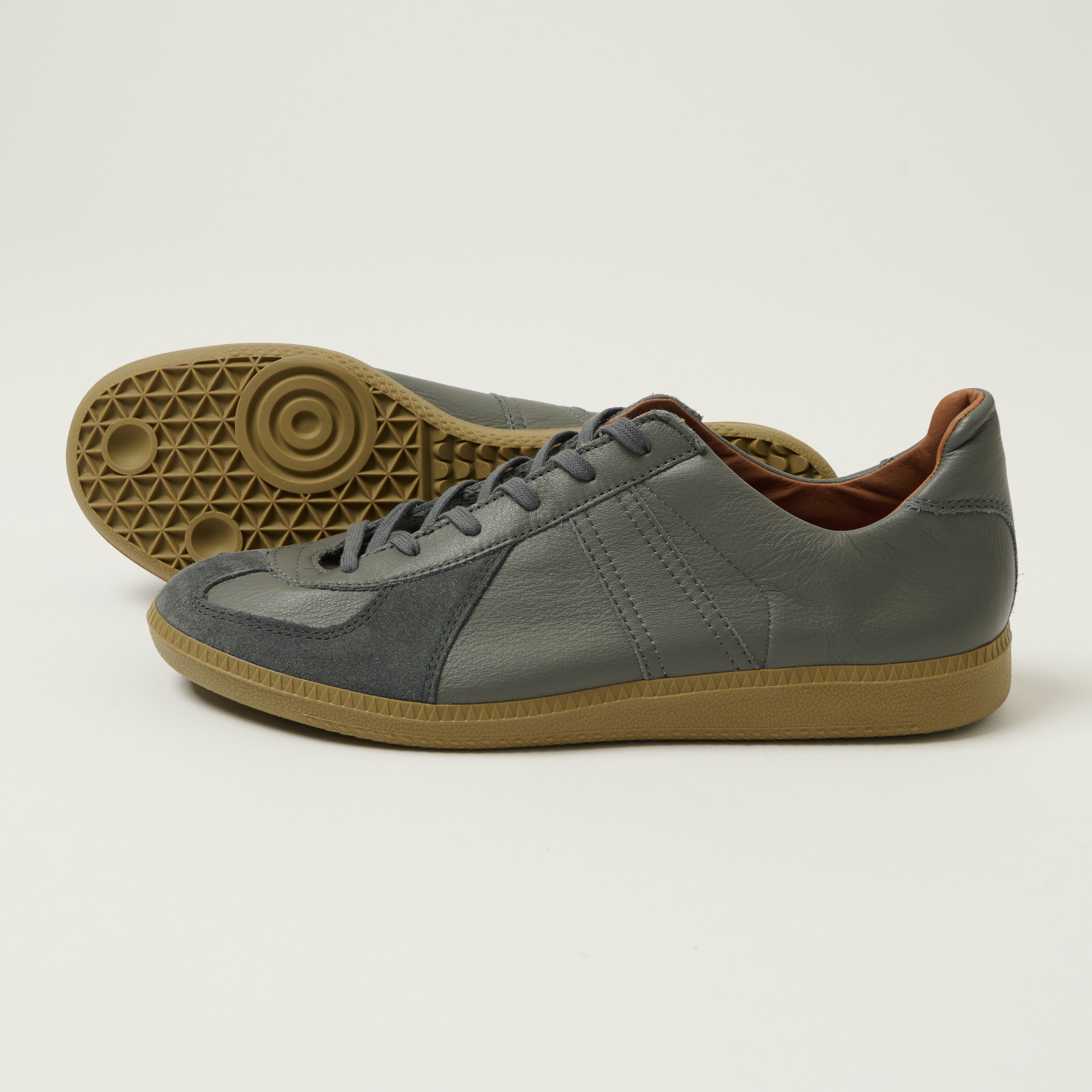 CLANE✖️REPRODUCTION OF FOUN Reproduction of Found 1980s German Army Trainer - Dark Grey Nubuck