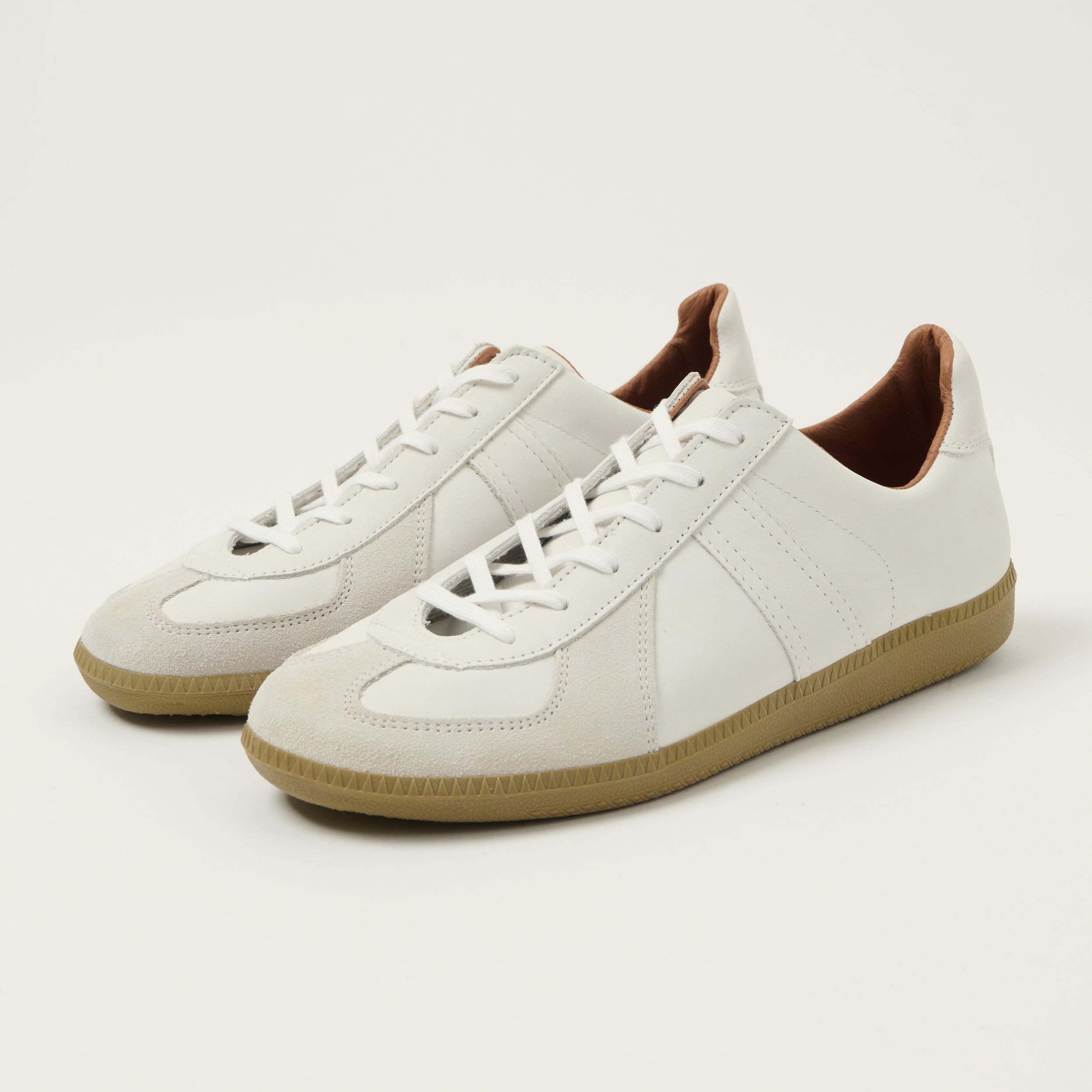 Reproduction of Found 1980s German Army Trainer - White Nubuck