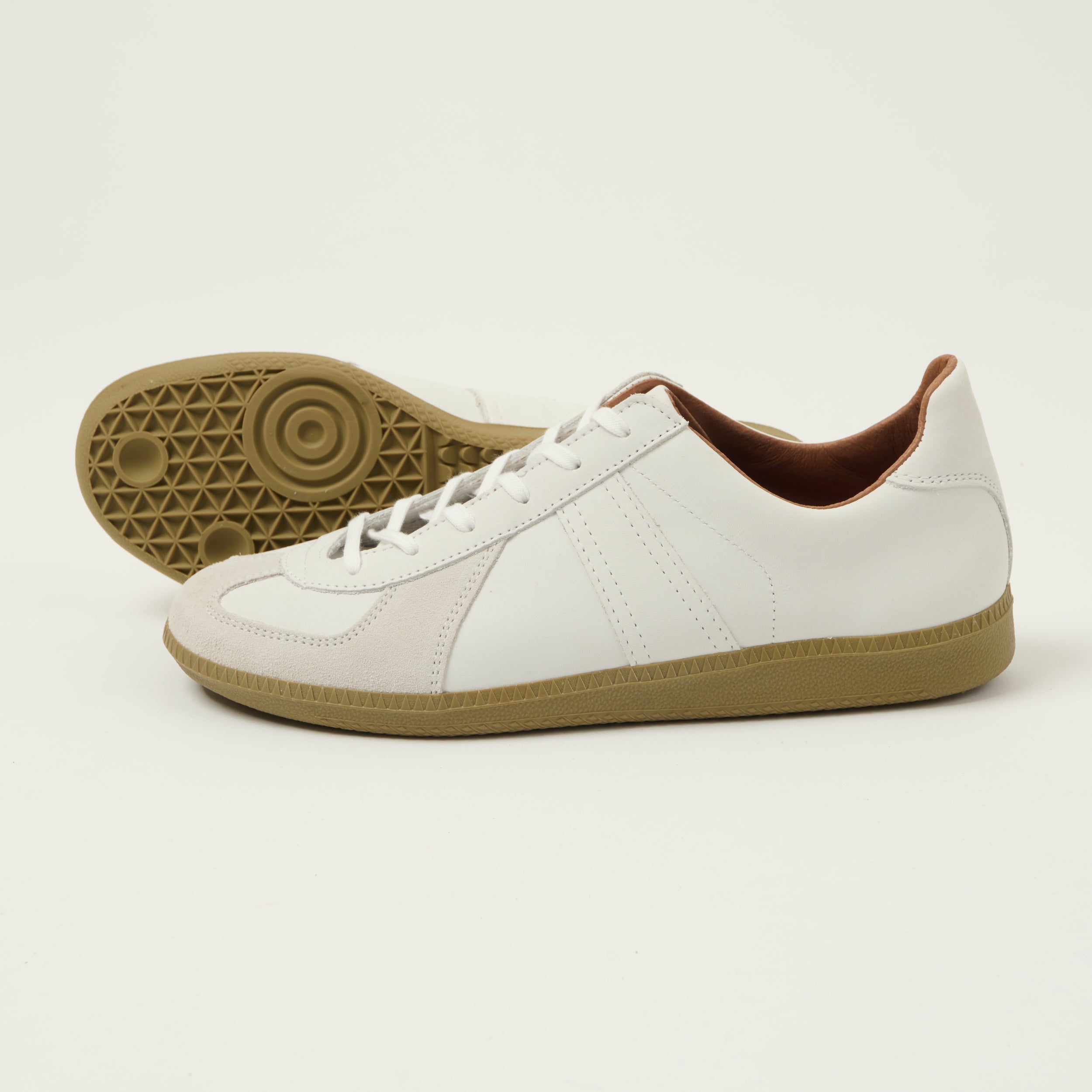 Reproduction of Found 1980s German Army Trainer - White Nubuck