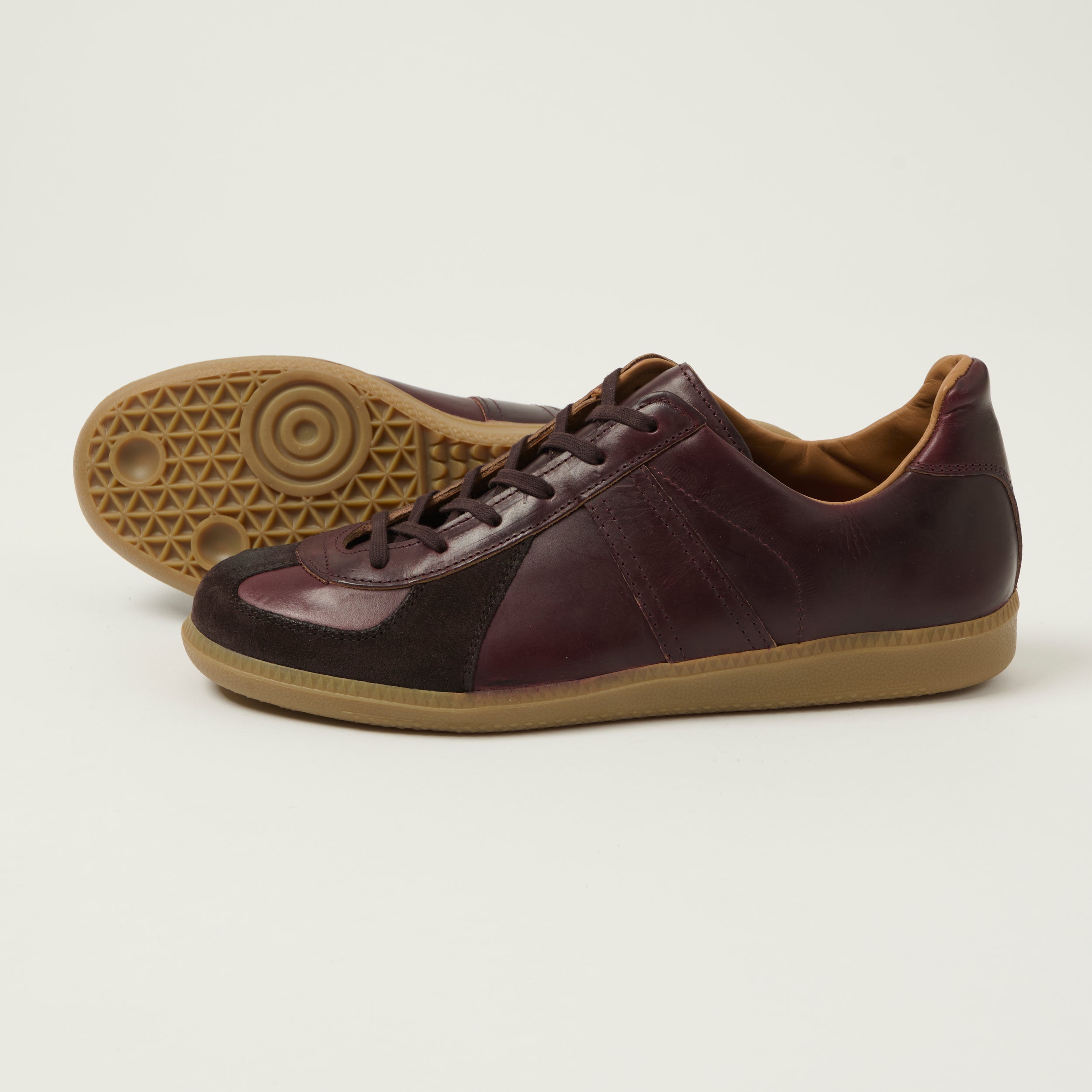 Reproduction of Found 1980s German Army Trainer - Burgundy – SON