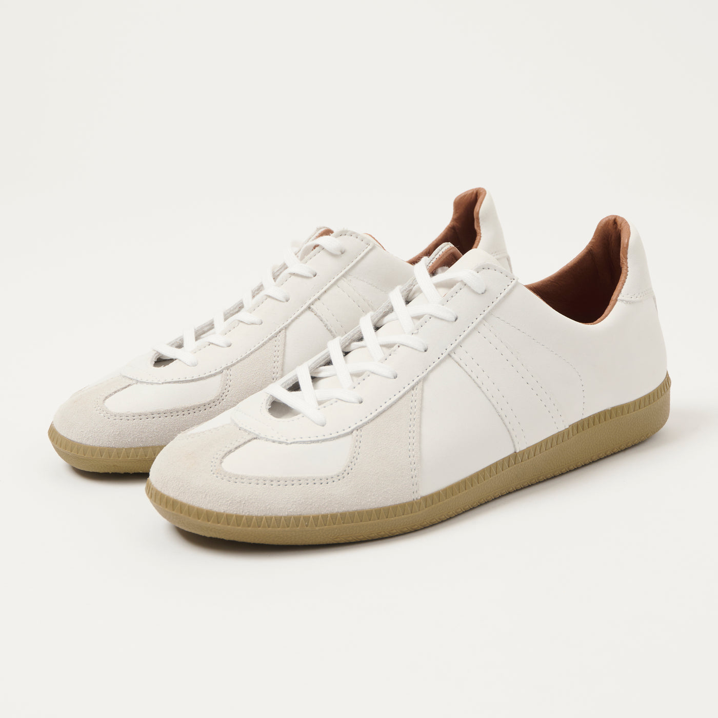 Reproduction of Found 1980s German Army Trainer - White Nubuck