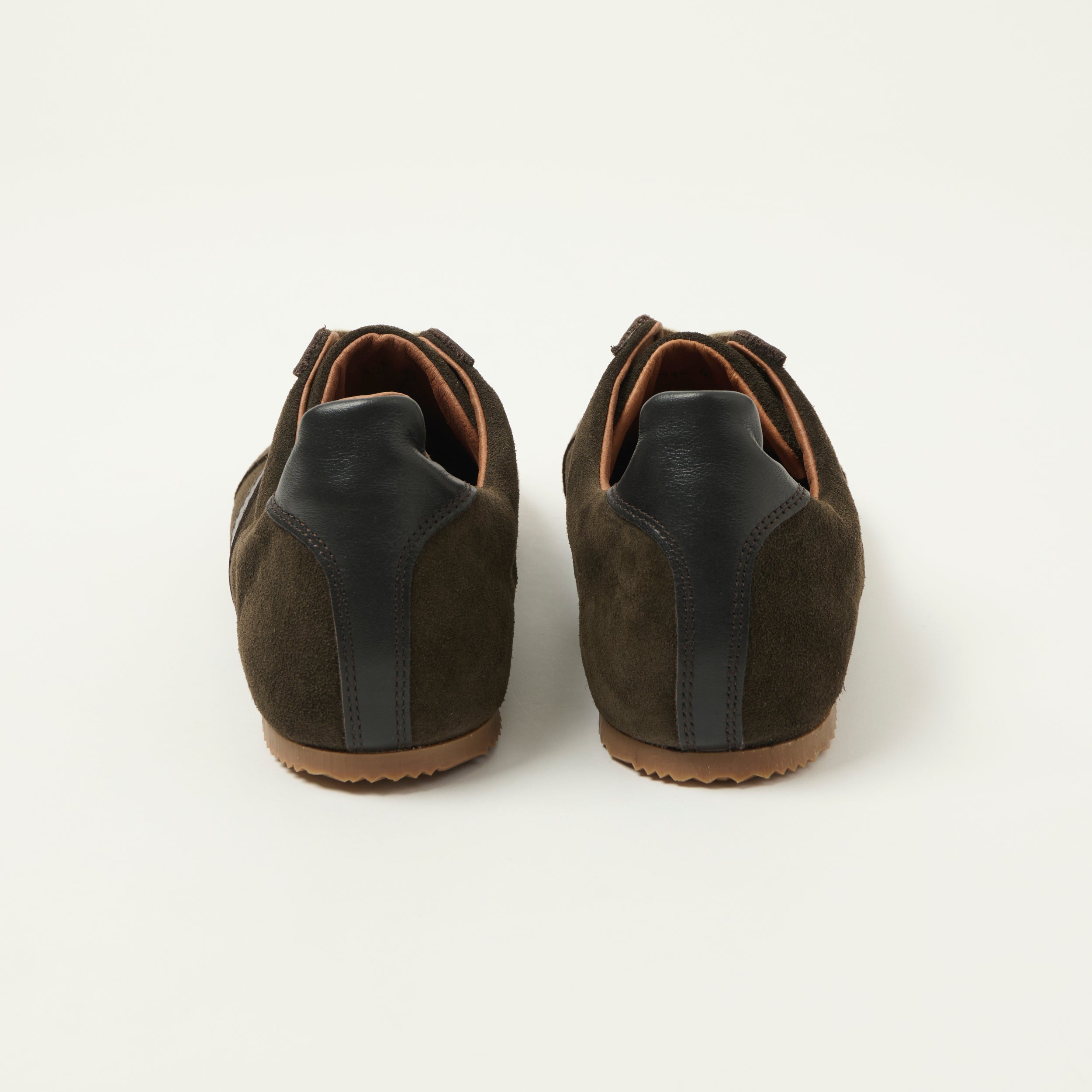 Reproduction of Found Low Profile German Military Trainer - Dark Brown Suede