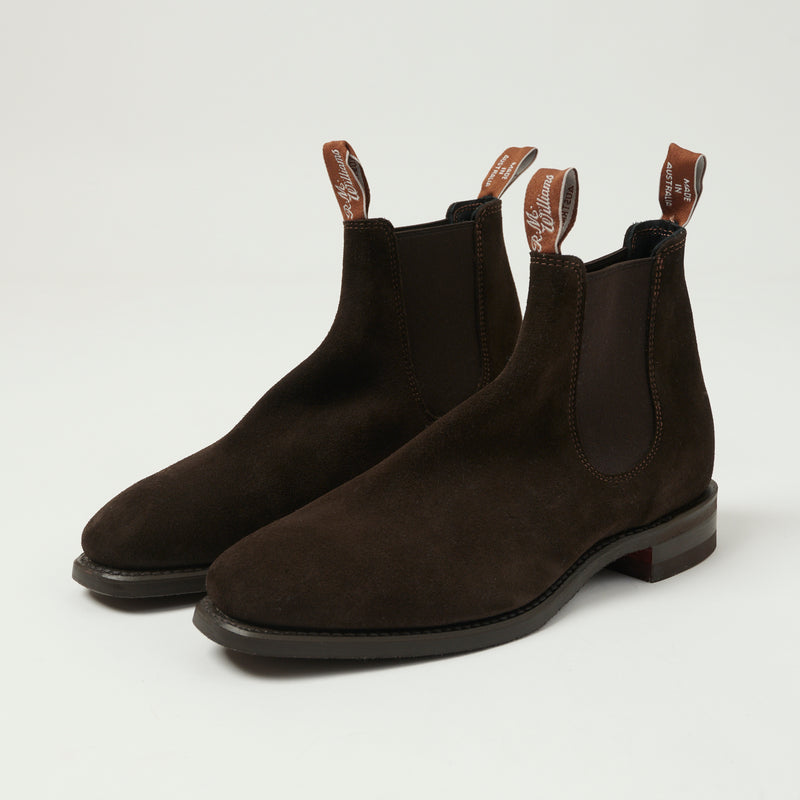 R.M.Williams 'Comfort Craftsman' Chelsea Boot - Chocolate Suede