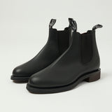 R.M.Williams 'Gardener' Leather Chelsea Boot - Black/Greasy Kip