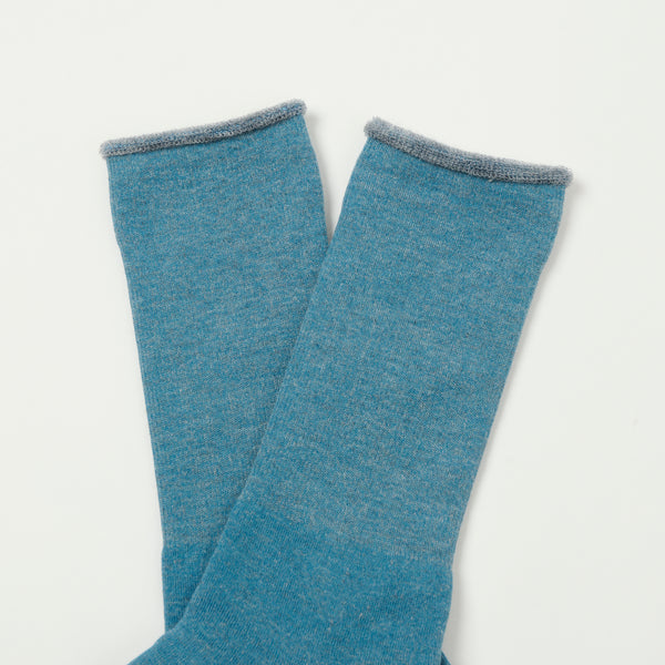 RoToTo City Socks - Light Blue/Grey