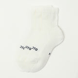 RoToTo Organic Daily 3 Pack Mini Crew Sock - White