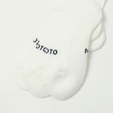 RoToTo Organic Daily 3 Pack Mini Crew Sock - White