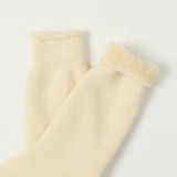 RoToTo Double Face Crew Sock - Ivory