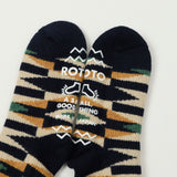 RoToTo Merino Lambs Wool Room Socks Native - Navy