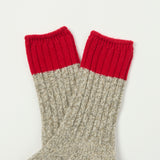 RoToTo Merino Wool Ragg Socks - Red