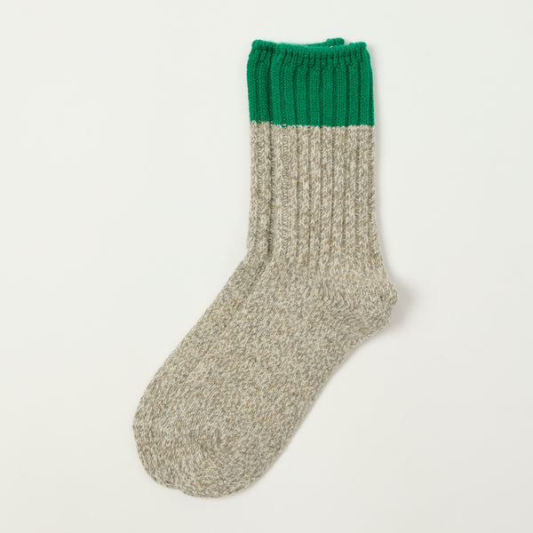 RoToTo Merino Wool Ragg Sock - Green