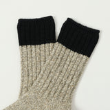 RoToTo Merino Wool Ragg Socks - Black