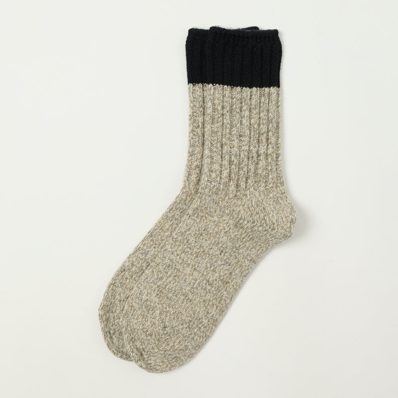 RoToTo Merino Wool Ragg Socks - Black