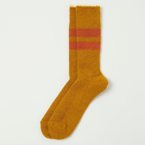 RoToTo Brushed Mohair Sock - Yellow
