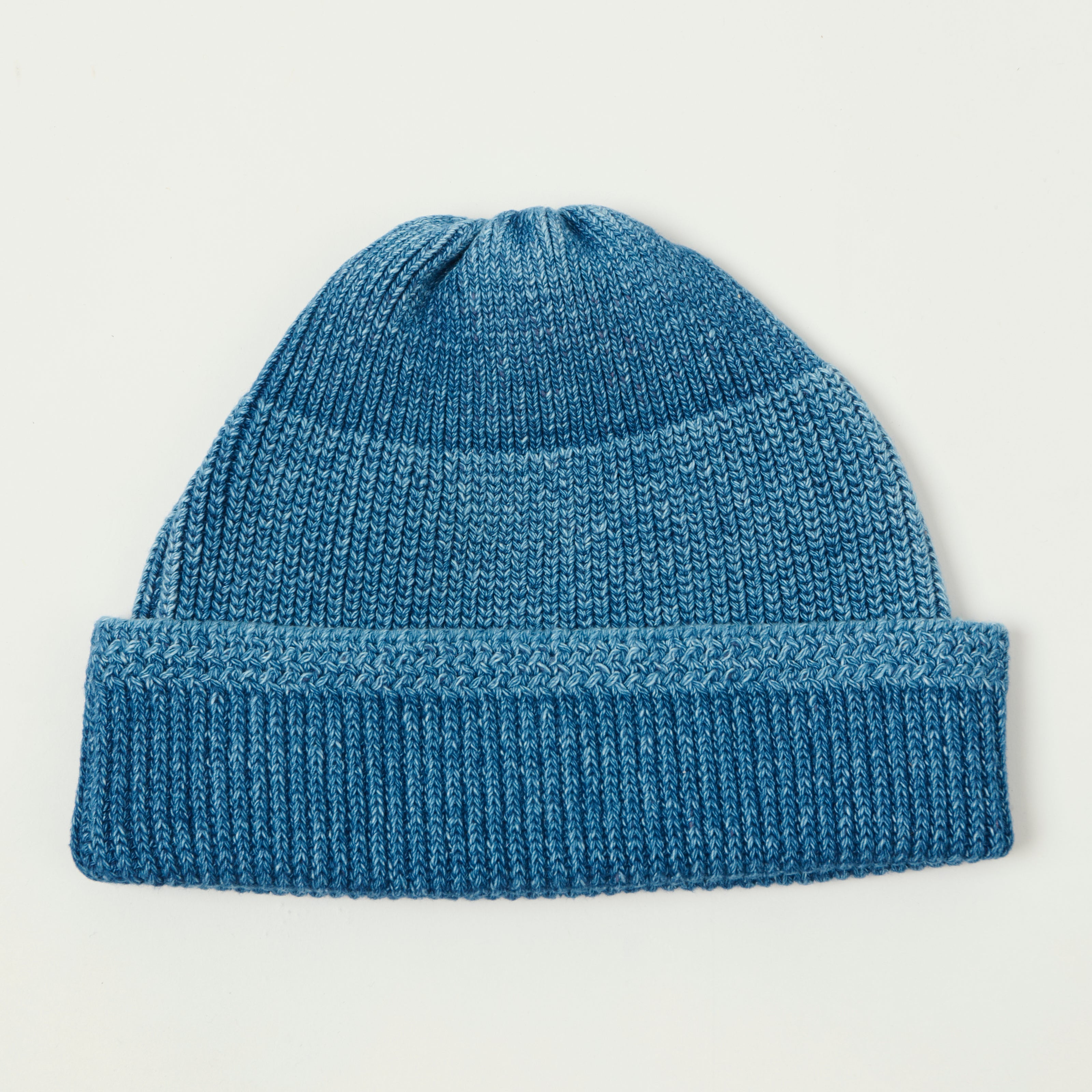Rototo Indigo Mil Watch Cap - Light Indigo