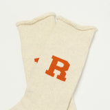 RoToTo Raffy Sweat Socks R Logo - Orange