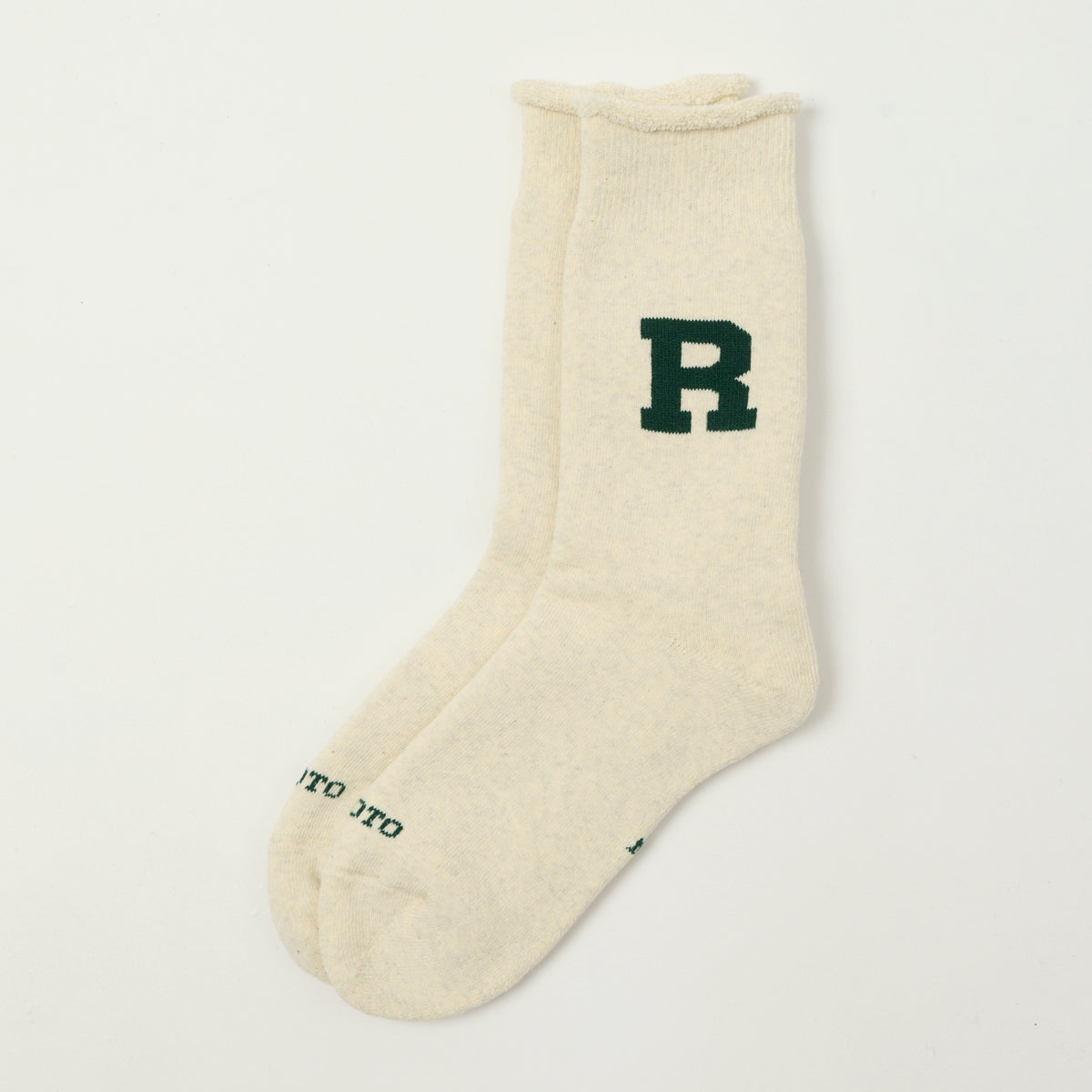 RoToTo Raffy Sweat Sock R Logo - Dark Green