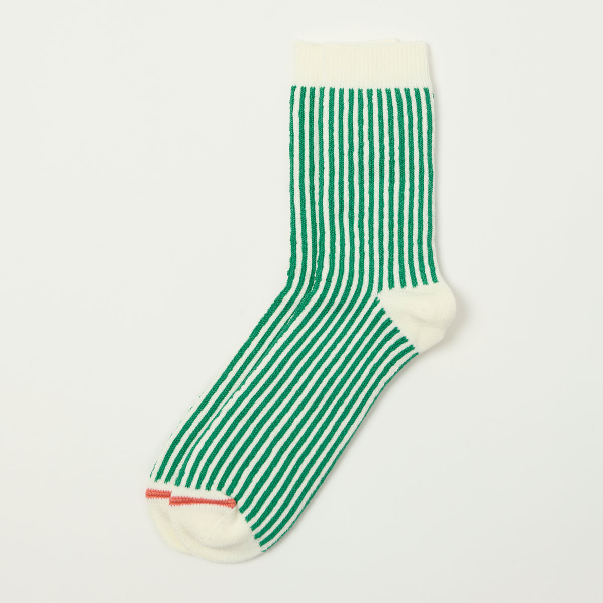 RoToTo Vertical Stripe Sock - White/Green – SON OF A STAG