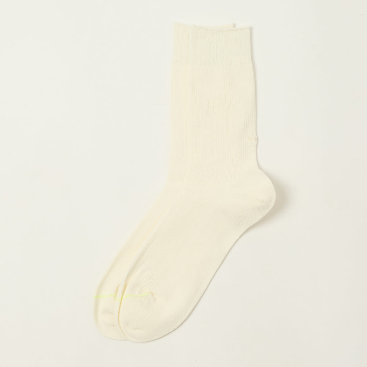 Rototo Washi Dress Socks - White
