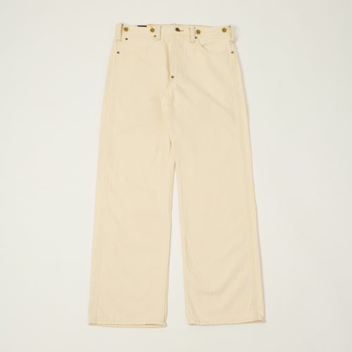 RRL '131 Cowboy' Overalls Straight Leg Jean - Ecru