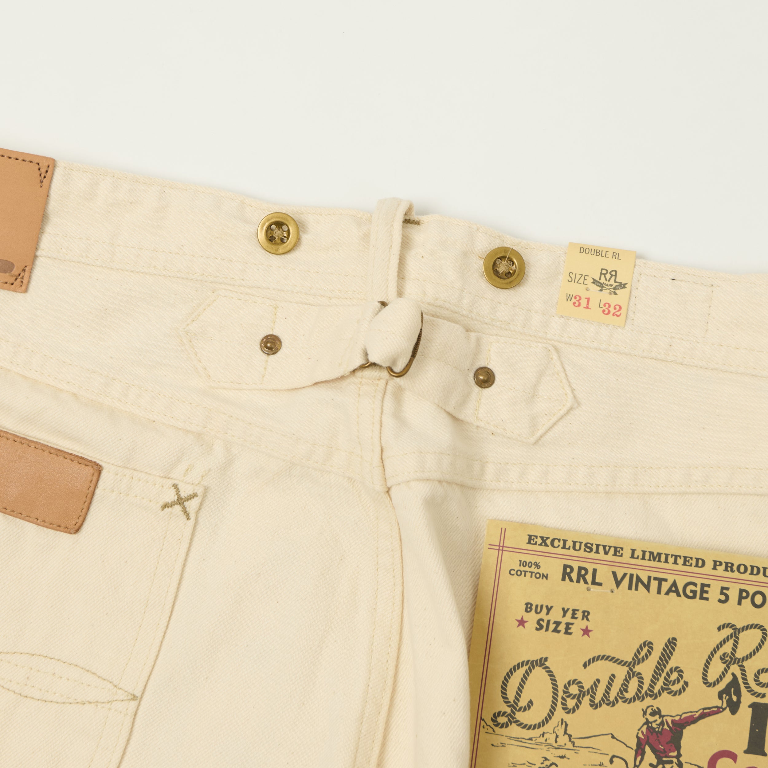 RRL '131 Cowboy' Overalls Straight Leg Jean - Ecru – SON OF A STAG