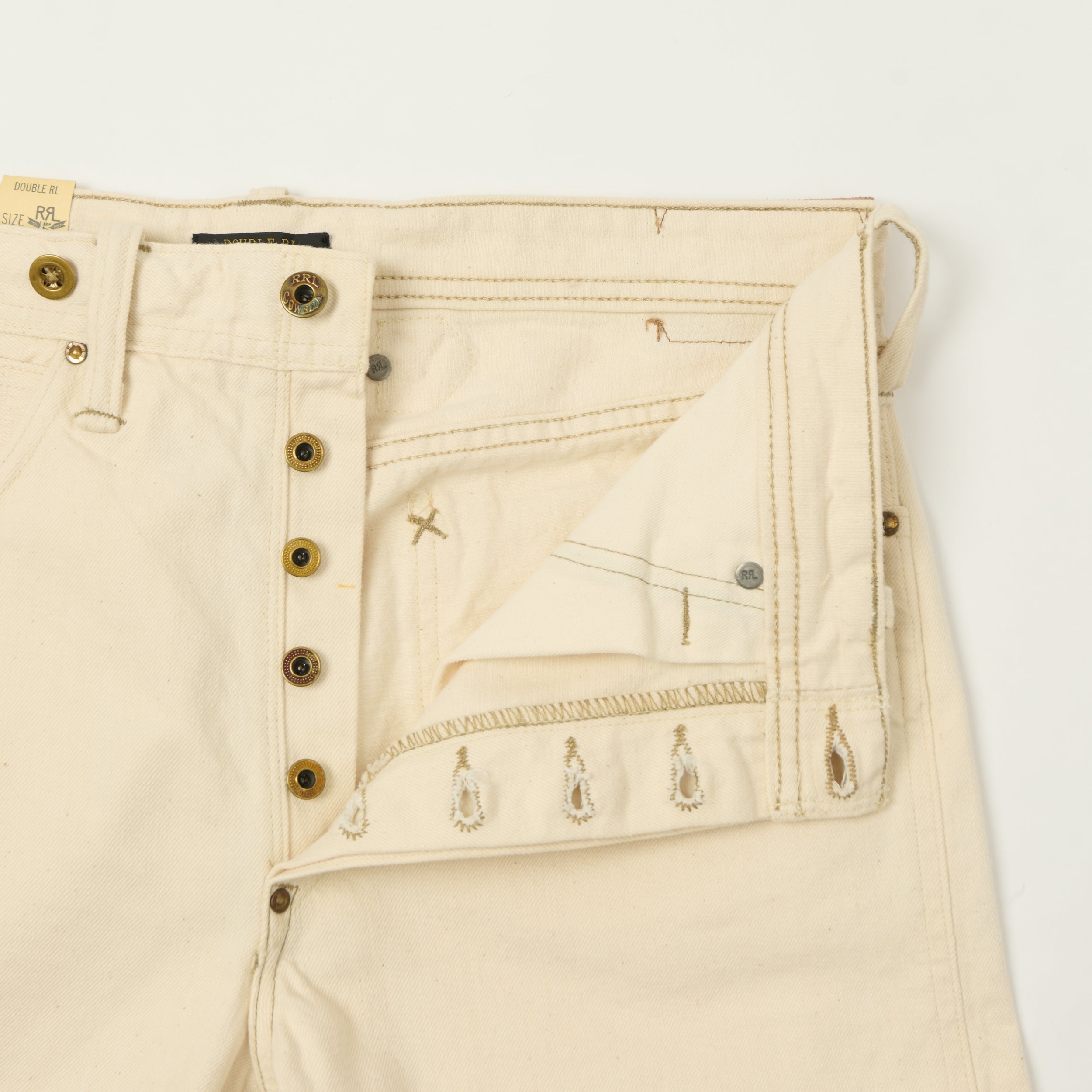 RRL '131 Cowboy' Overalls Straight Leg Jean - Ecru – SON OF A STAG