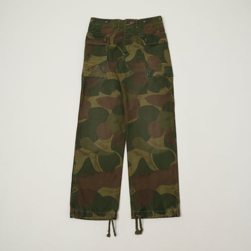 RRL Camo Poplin Cargo Field Trouser - Olive CGO