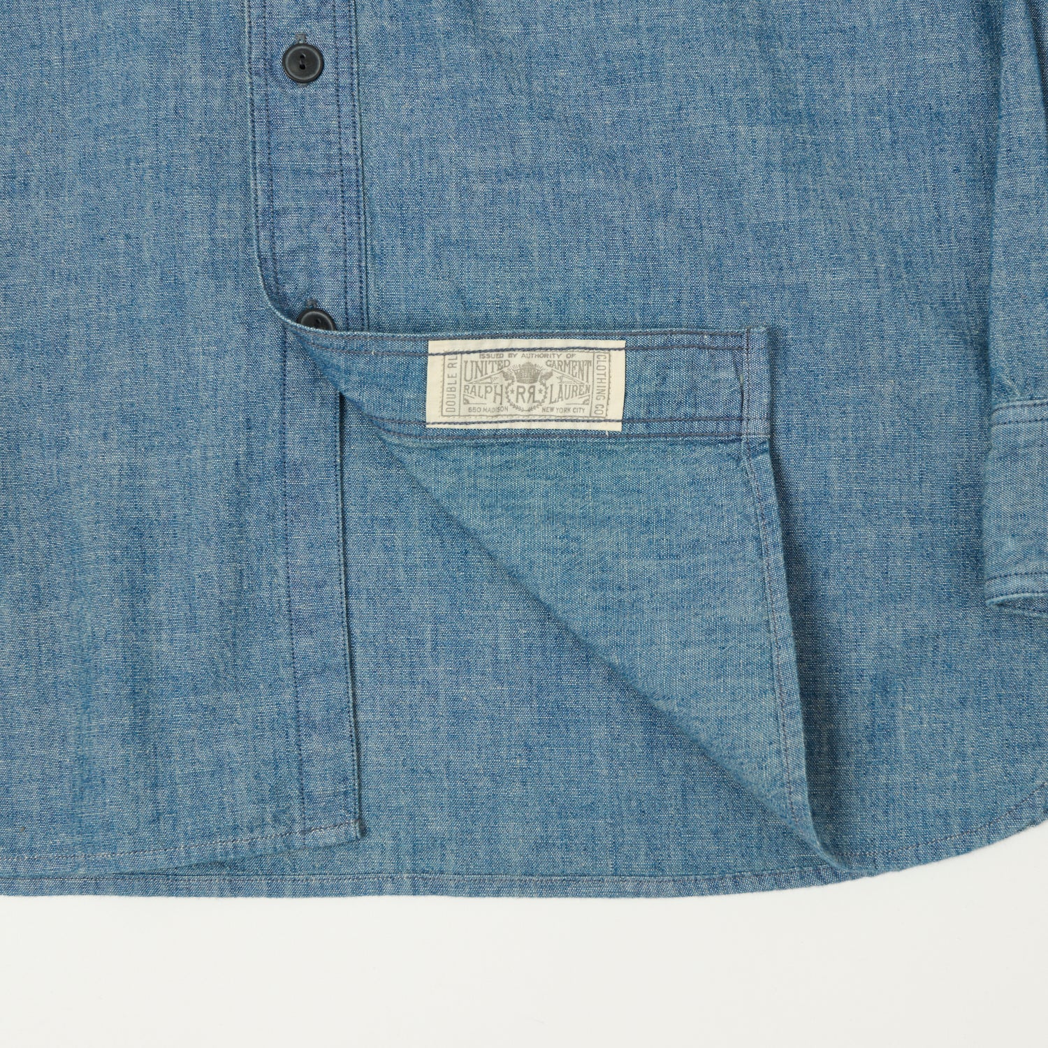 RRL Chambray Workshirt - Indigo – SON OF A STAG
