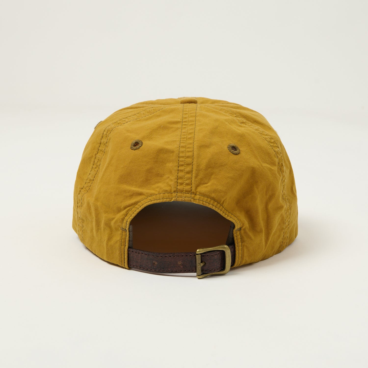 RRL Corduroy Bill Oilcloth Ball Cap - Mustard