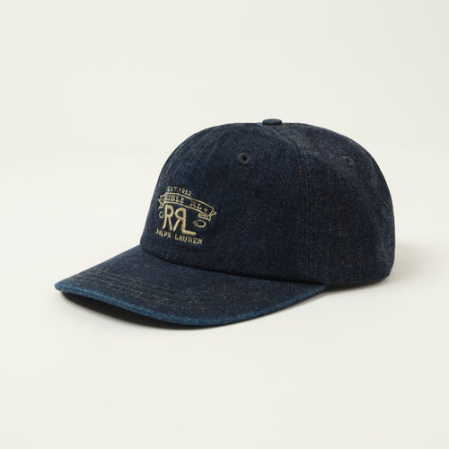 RRL Denim Baseball Cap - Blue