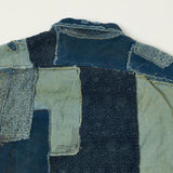 RRL Indigo Patchwork Shirt - Blue