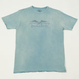 RRL Distressed Jersey Graphic T-Shirt - Washed Indigo