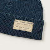 RRL Cotton Watch Cap - Indigo