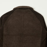 RRL Fleece-Panelled Jacquard Jacket - Brown