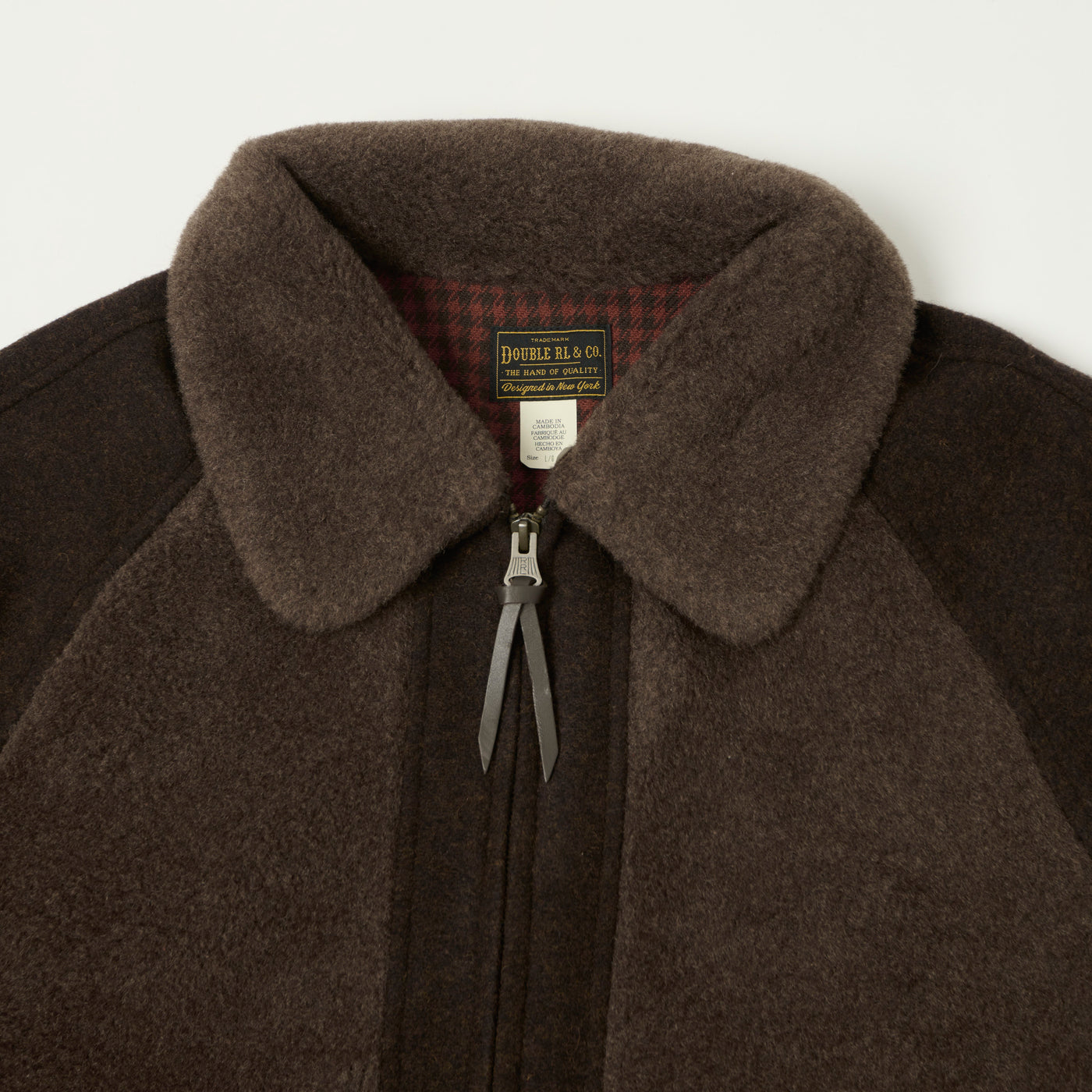 RRL Fleece-Panelled Jacquard Jacket - Brown