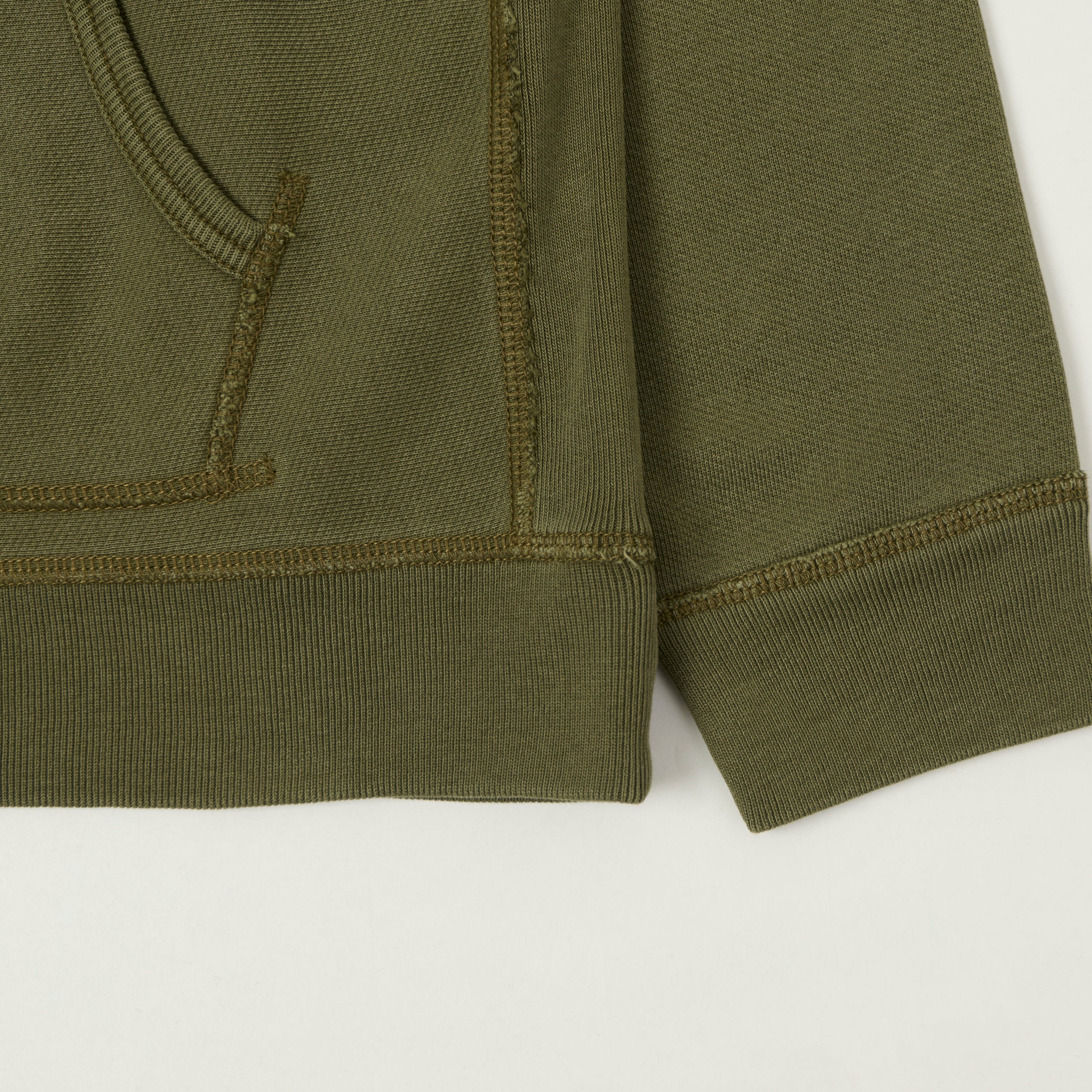 RRL Garment-Dyed French Terry Hoodie - Olive – SON OF A STAG