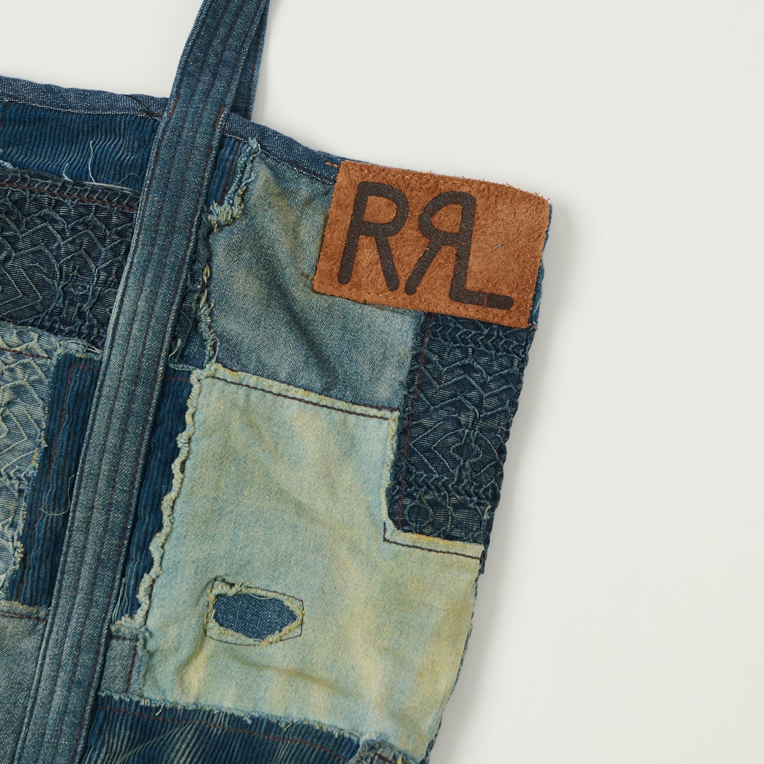 RRL Hercules Patchwork Tote Bag - Indigo