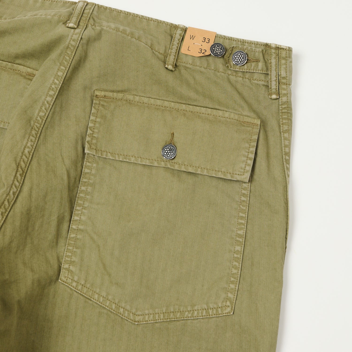 RRL Herringbone Army Trouser - Brewster Green – SON OF A STAG