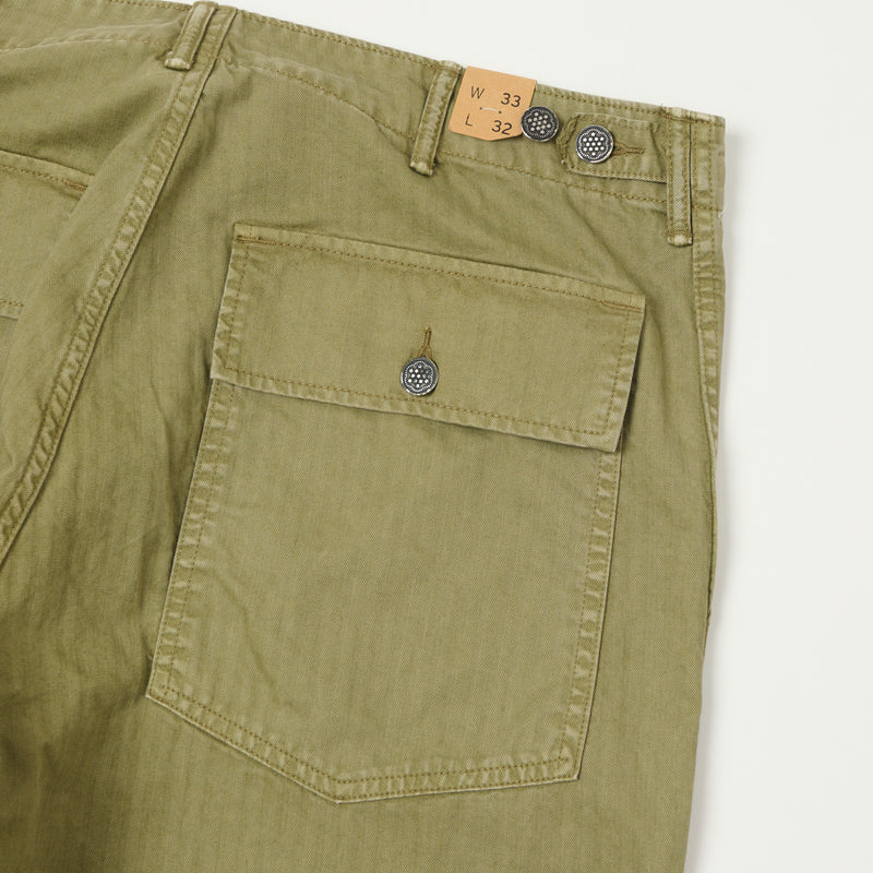 RRL Herringbone Army Trouser Brewster Green SON OF A STAG