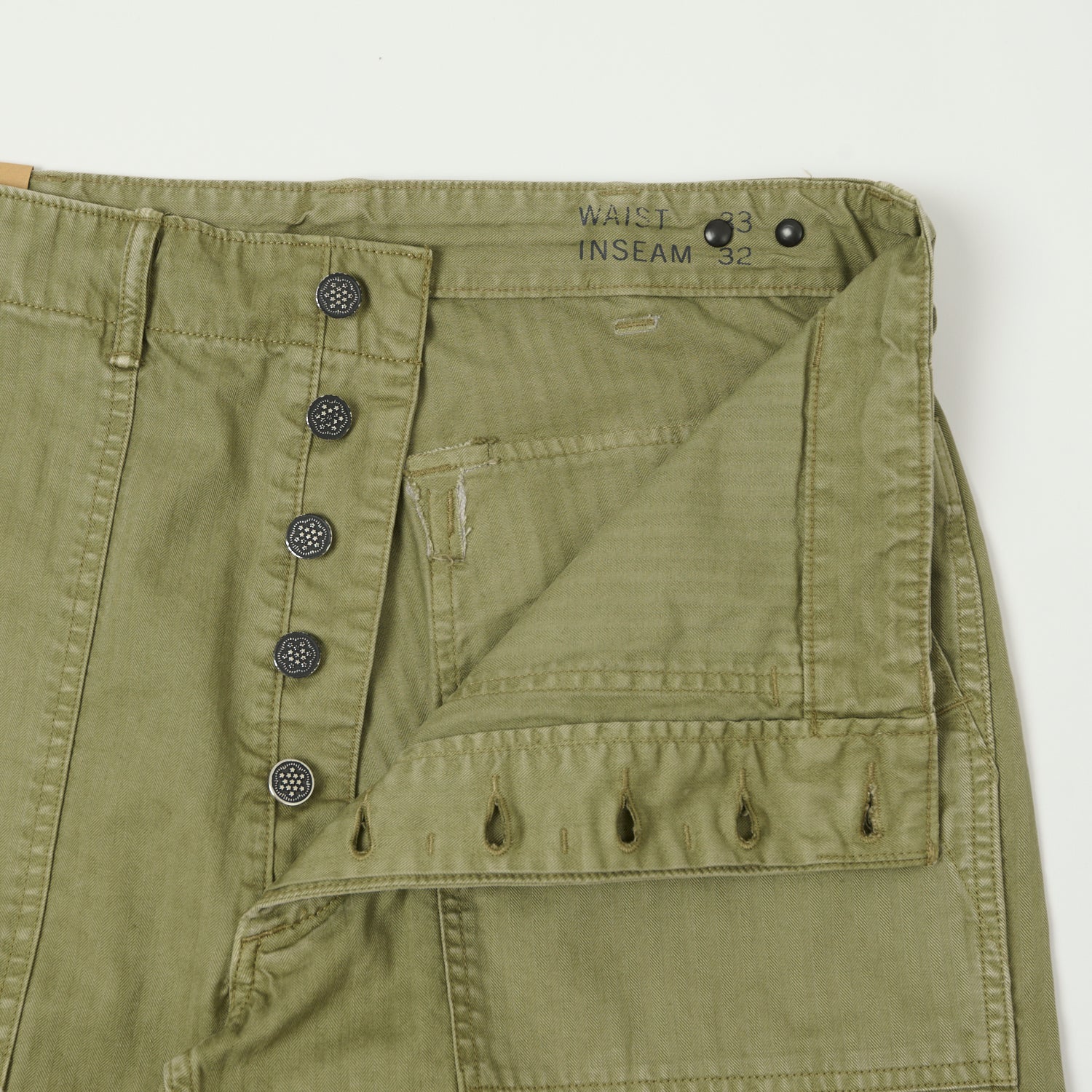 RRL Herringbone Army Trouser - Brewster Green – SON OF A STAG