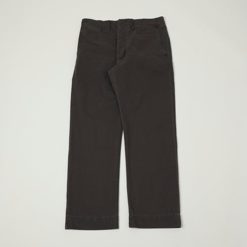 RRL 7.8oz Herringbone Twill Field Trouser - Washed Black